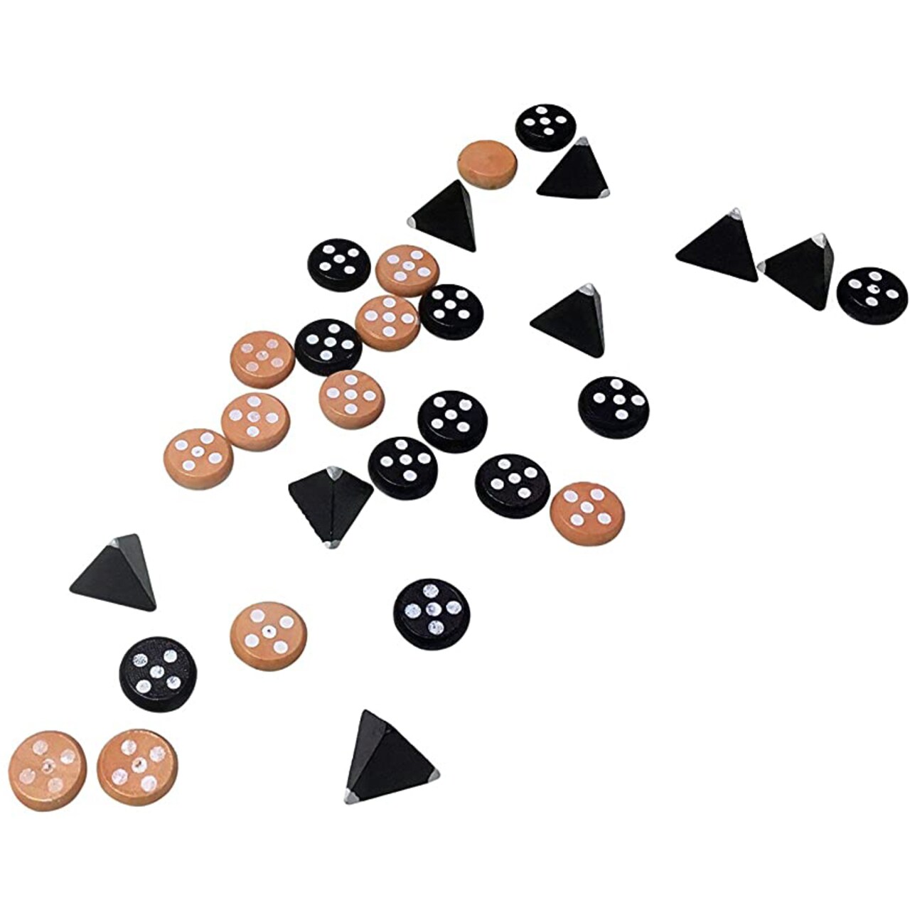 WE Games Replacement Wooden Game Pieces from The Game of UR - Extra Set of Pieces